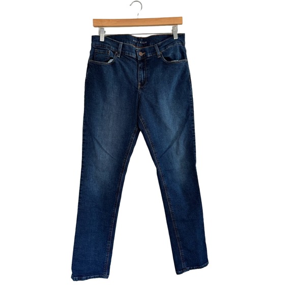 Women’s Mott & Bow Boyfriend Jean Darker Medium Wash Size 28x32 - Picture 1 of 6
